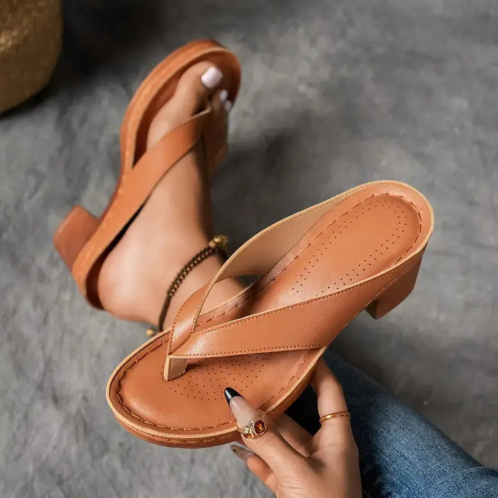 Women's Heeled Sandals | Orthopedic Open Toe