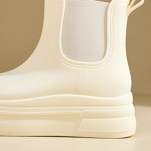 Boots For Women | Platform Ankle Pull-On Closed Toe