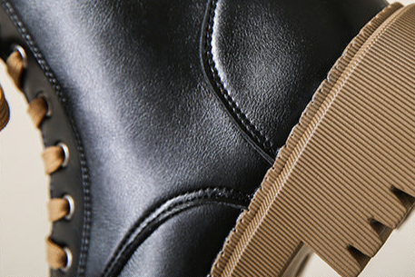 Boots For Women | Lace-Up Ankle Lug Sole With Side Zip