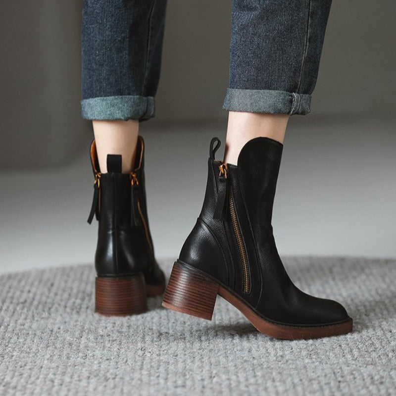 Boots for Women | Zip Side Block