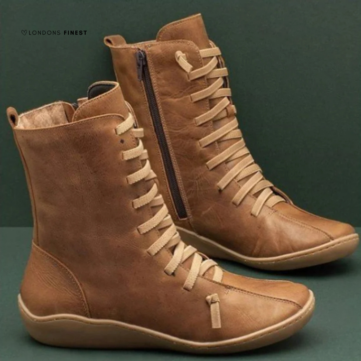 Boots For Women | Lace-Up Ankle With Side Zipper