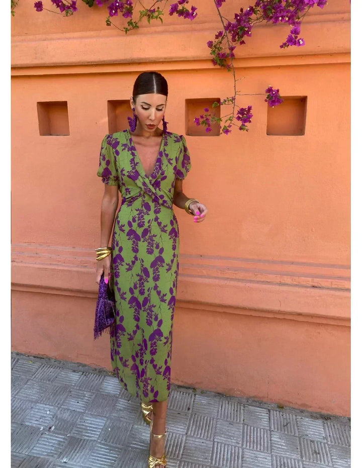 Women's Dress | Floral Print Design Maxi