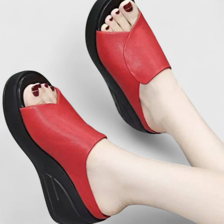 Sandals For Women | Platform Open Toe Slip-On