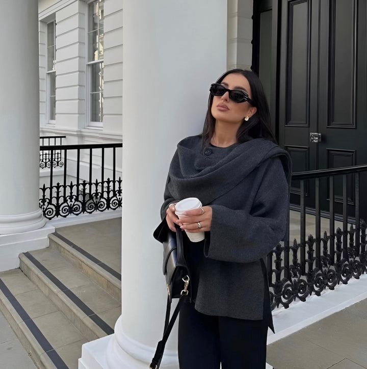 Women's Cardigan | Wrap Front Long Sleeve