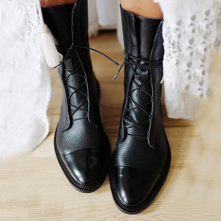 Boots for Women | Ankle-Height Lace-Up