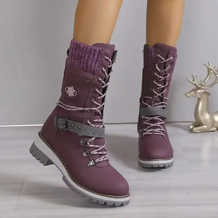 Boots For Women | Mid-Calf Front Closure Design