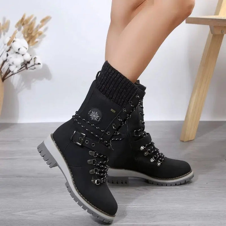 Boots For Women | Mid-Calf Front Closure Design