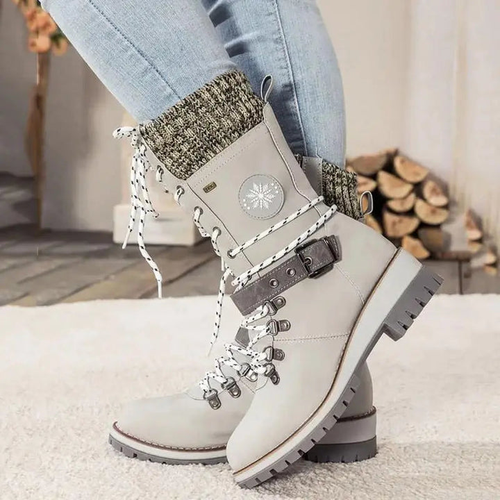 Boots For Women | Mid-Calf Front Closure Design