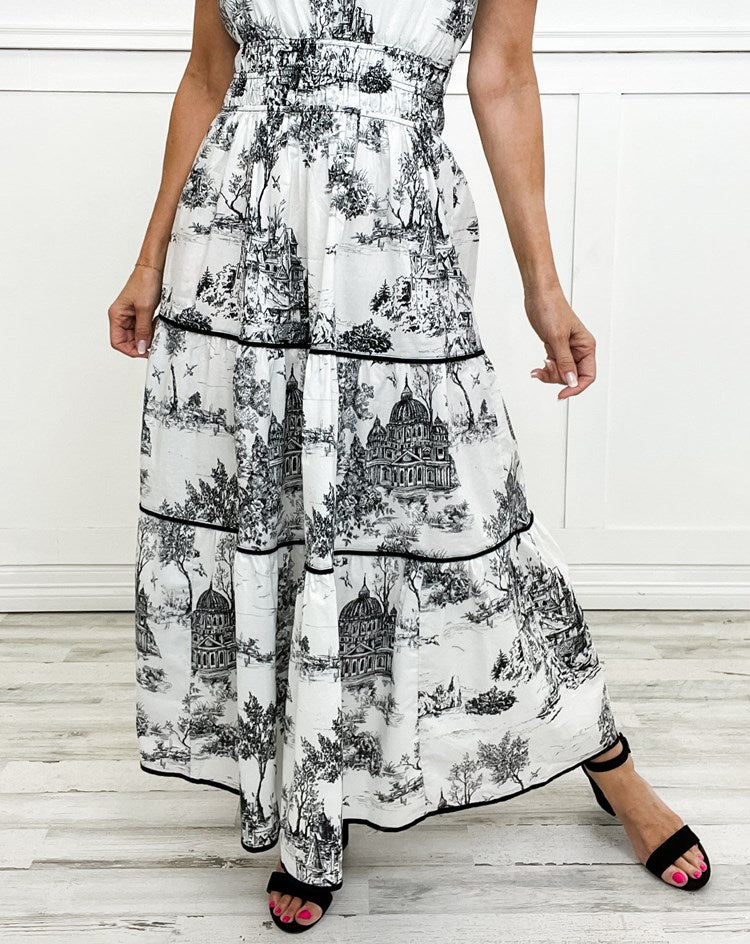 Women’s Dress | Classic Toile Maxi