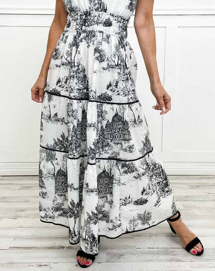 Women’s Dress | Classic Toile Maxi