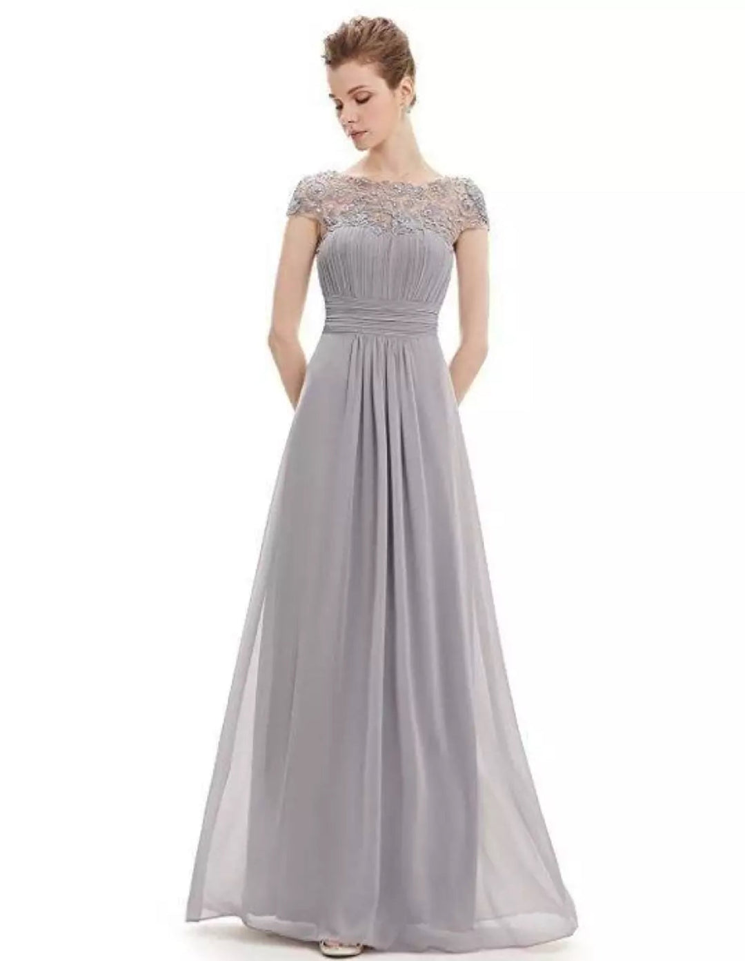 Mother of the Bride Dress | Short Loose Sleeve Maxi