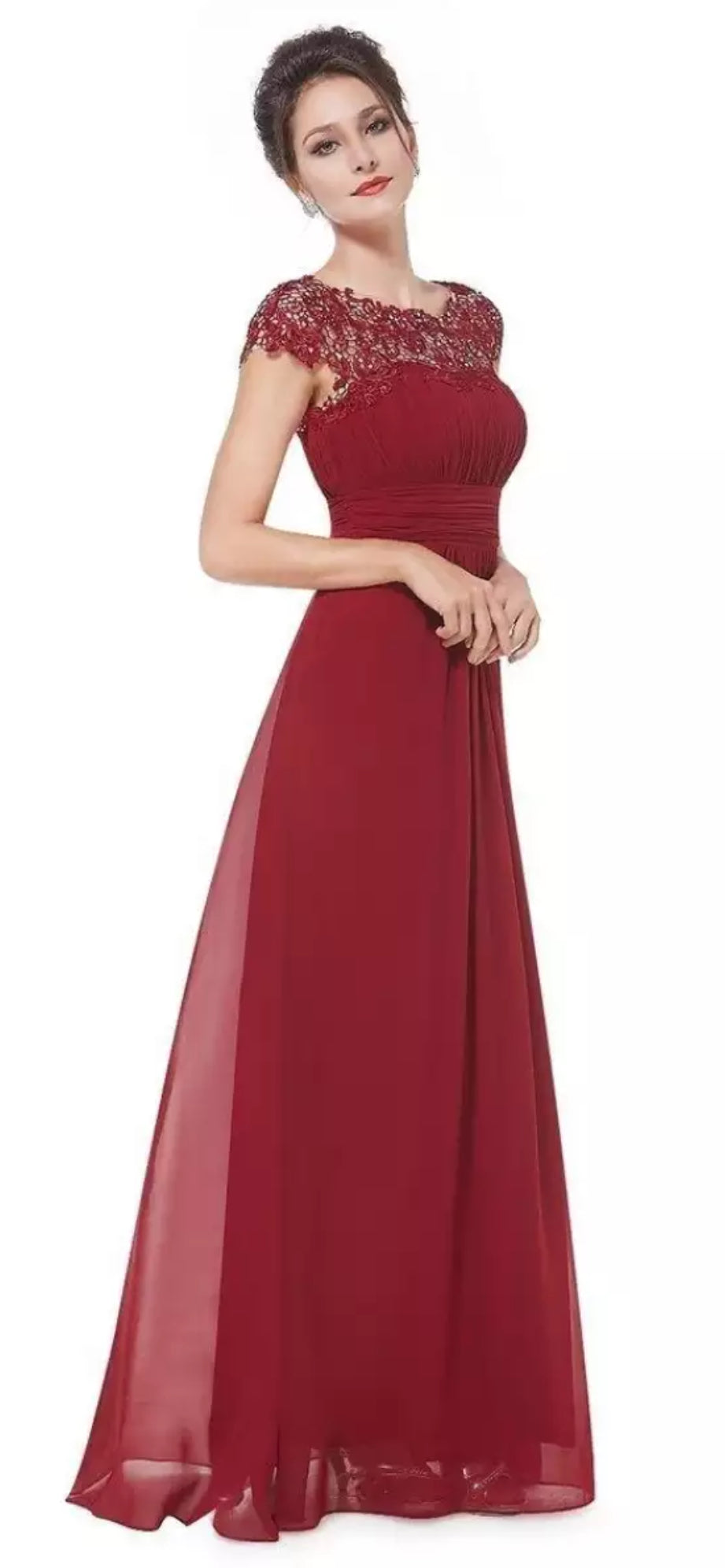 Mother of the Bride Dress | Short Loose Sleeve Maxi