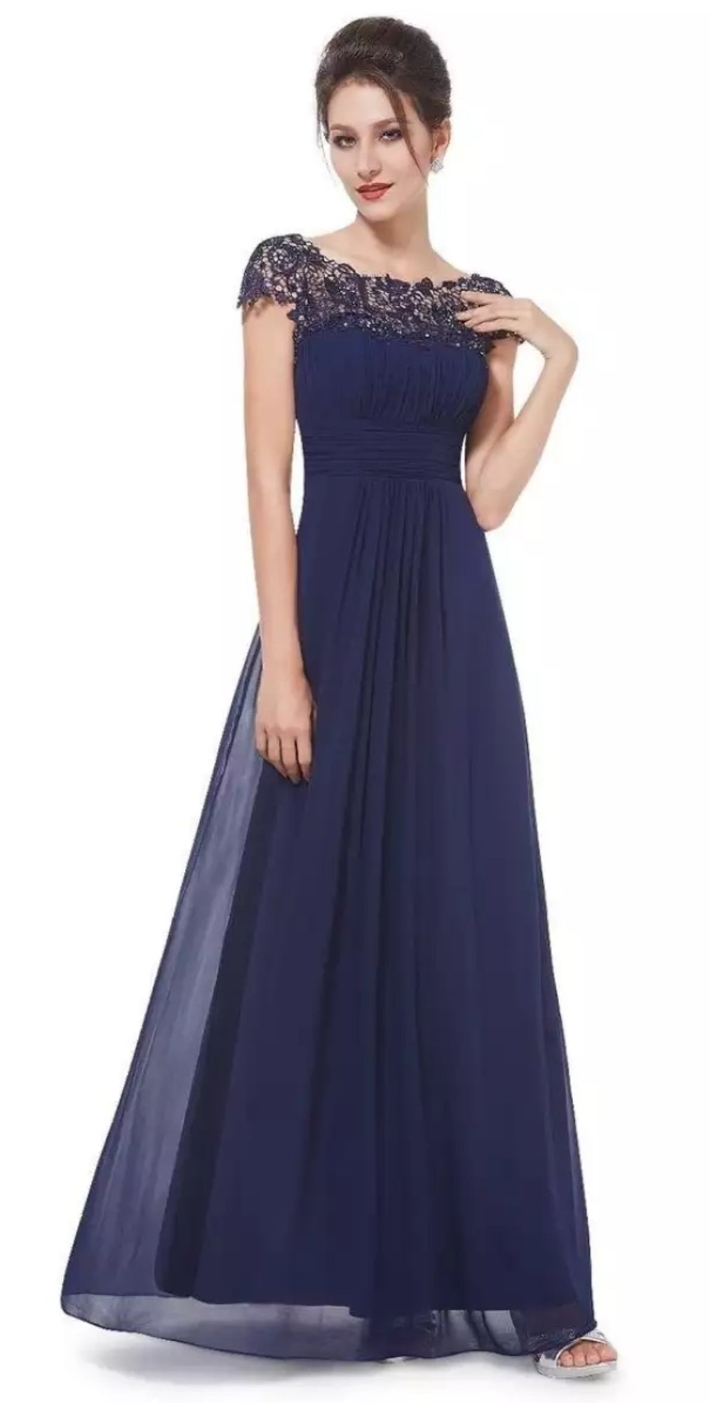 Mother of the Bride Dress | Short Loose Sleeve Maxi