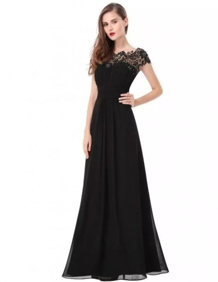 Mother of the Bride Dress | Short Loose Sleeve Maxi