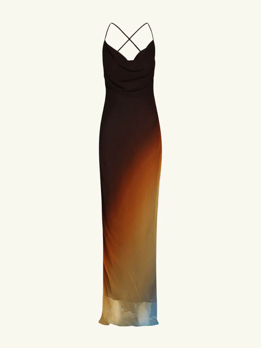 Women's Wedding Guest Maxi Dress | Spaghetti Strap Backless