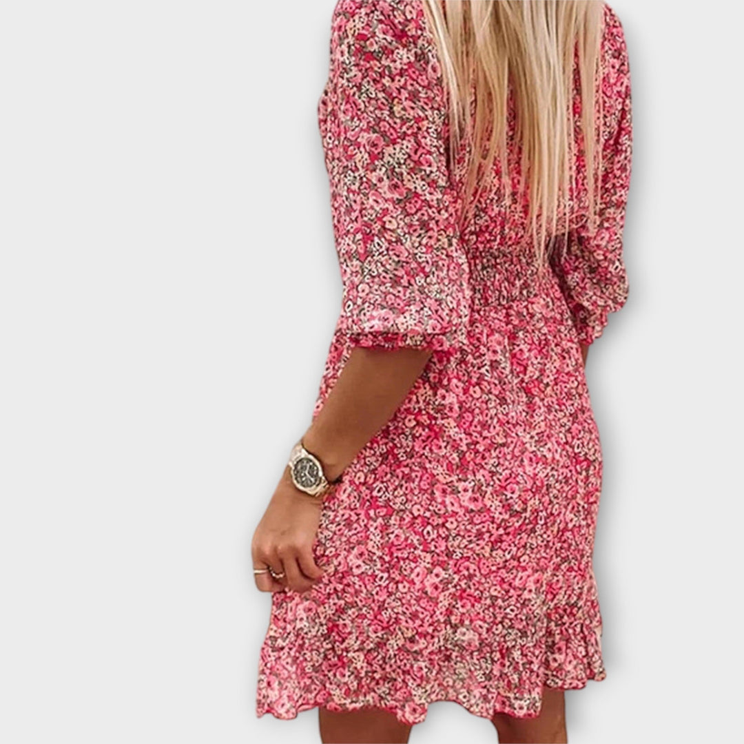 Women’s Dress | Floral Puff Sleeve Mini