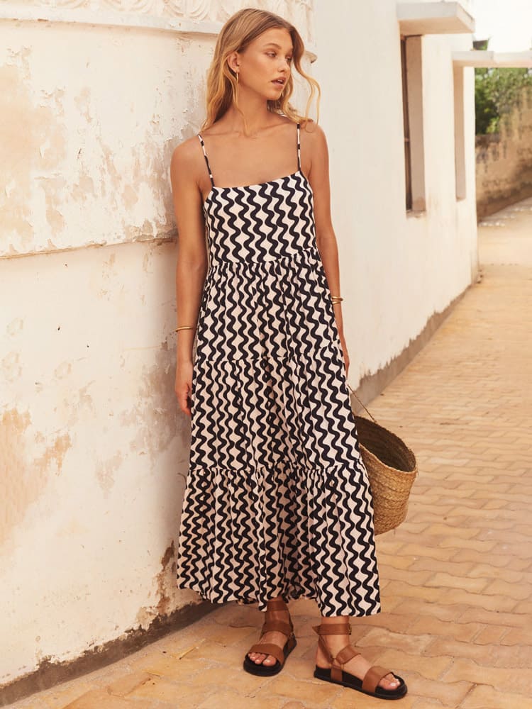 Women's Boho Sundress | Midi