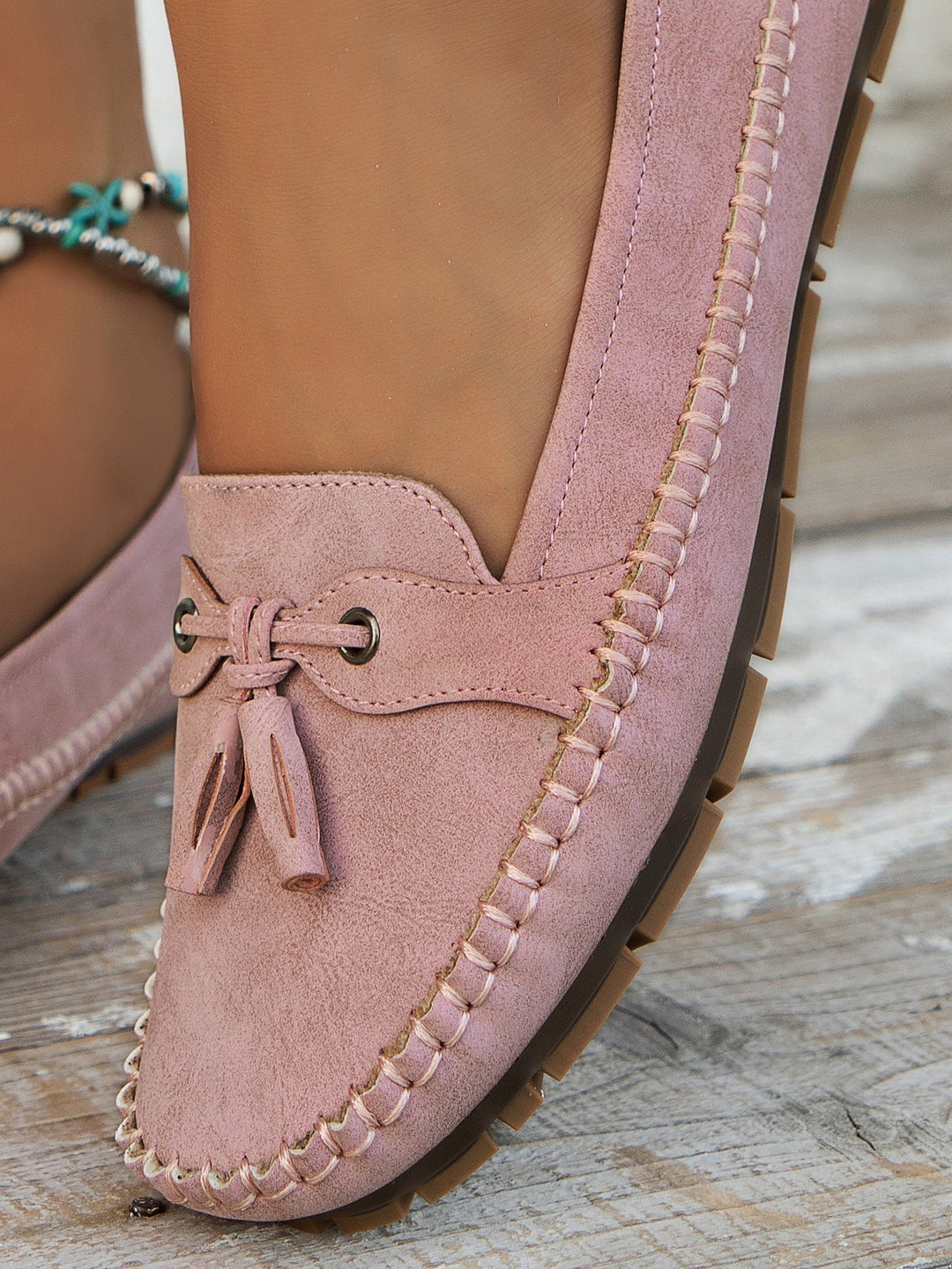 Loafers For Women | Tassel Closed Toe