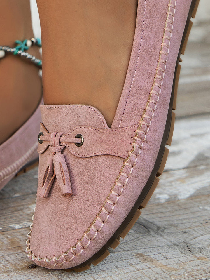 Loafers For Women | Tassel Closed Toe