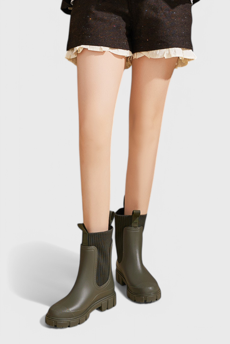 Boots for Women | Elastic Panel Ankle