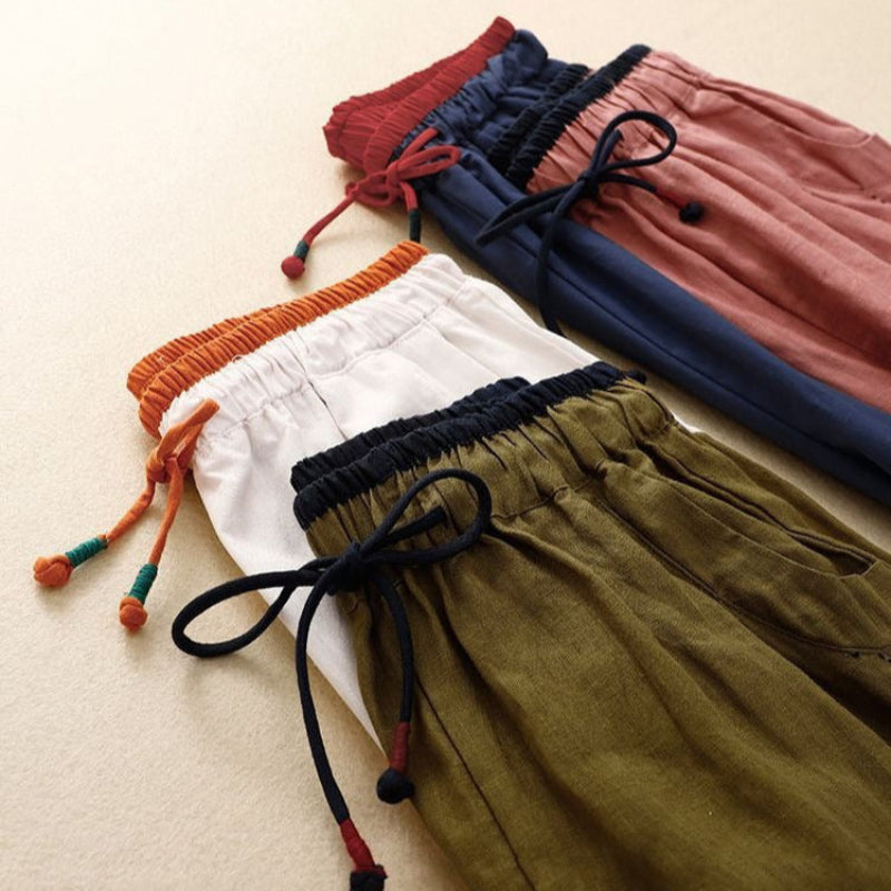 Women's Summer Pants | Adjustable Drawstring
