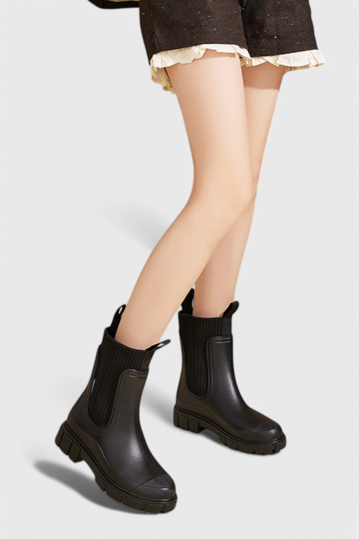 Boots for Women | Elastic Panel Ankle