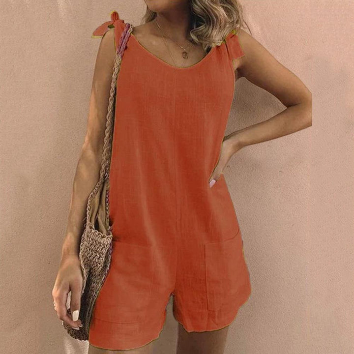 Women’s Playsuit | Bow Strap Pocket