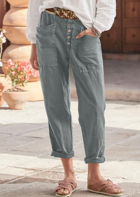 Women’s Trousers | Button Front Tapered