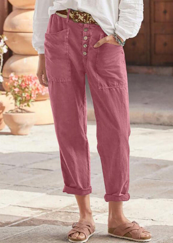 Women’s Trousers | Button Front Tapered