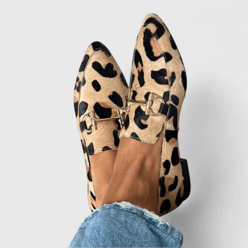 Women's Comfortable Loafers | Orthopedic Animal Print