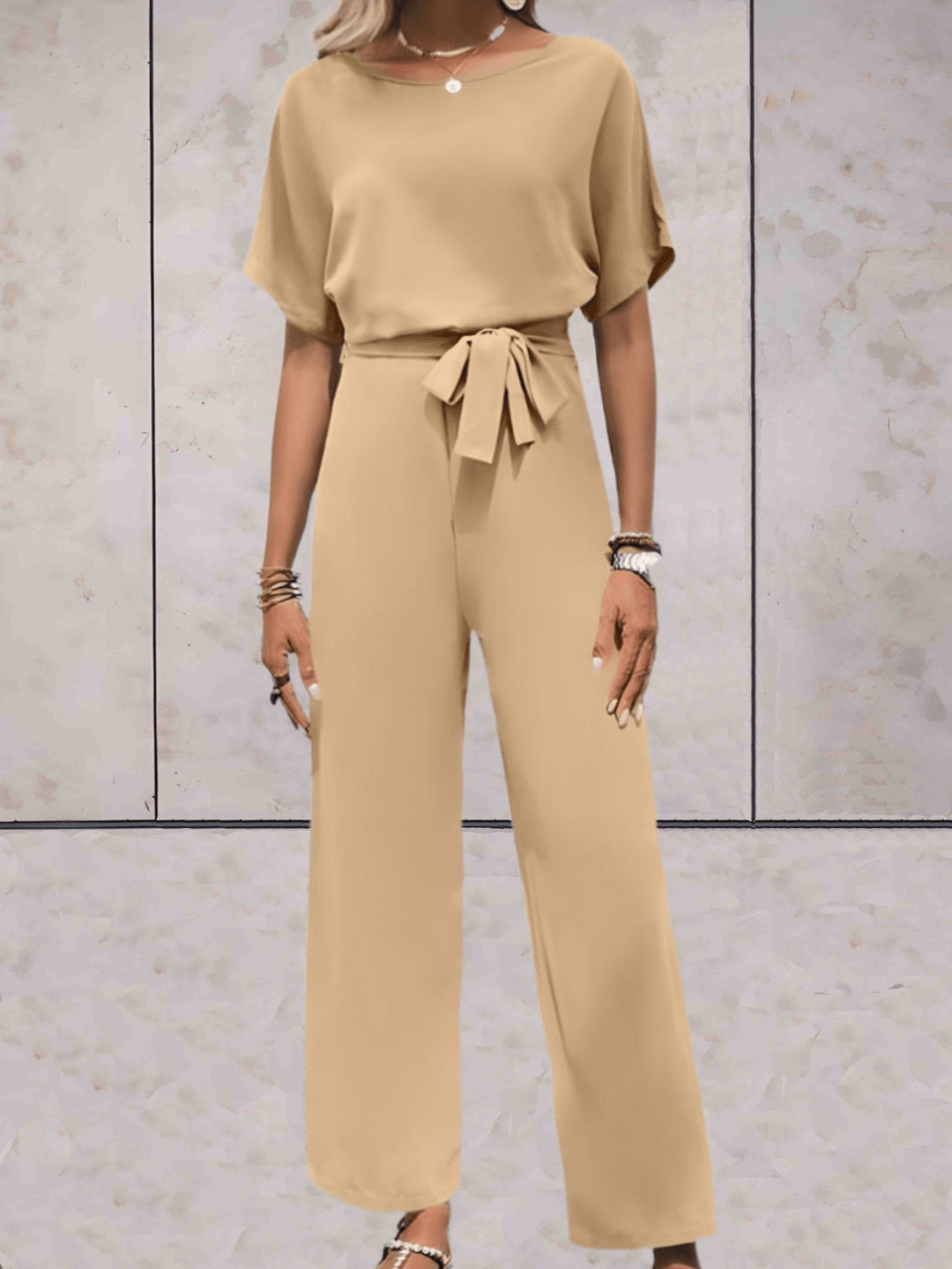 Women's Two-Piece Set | Wide-Leg Summer