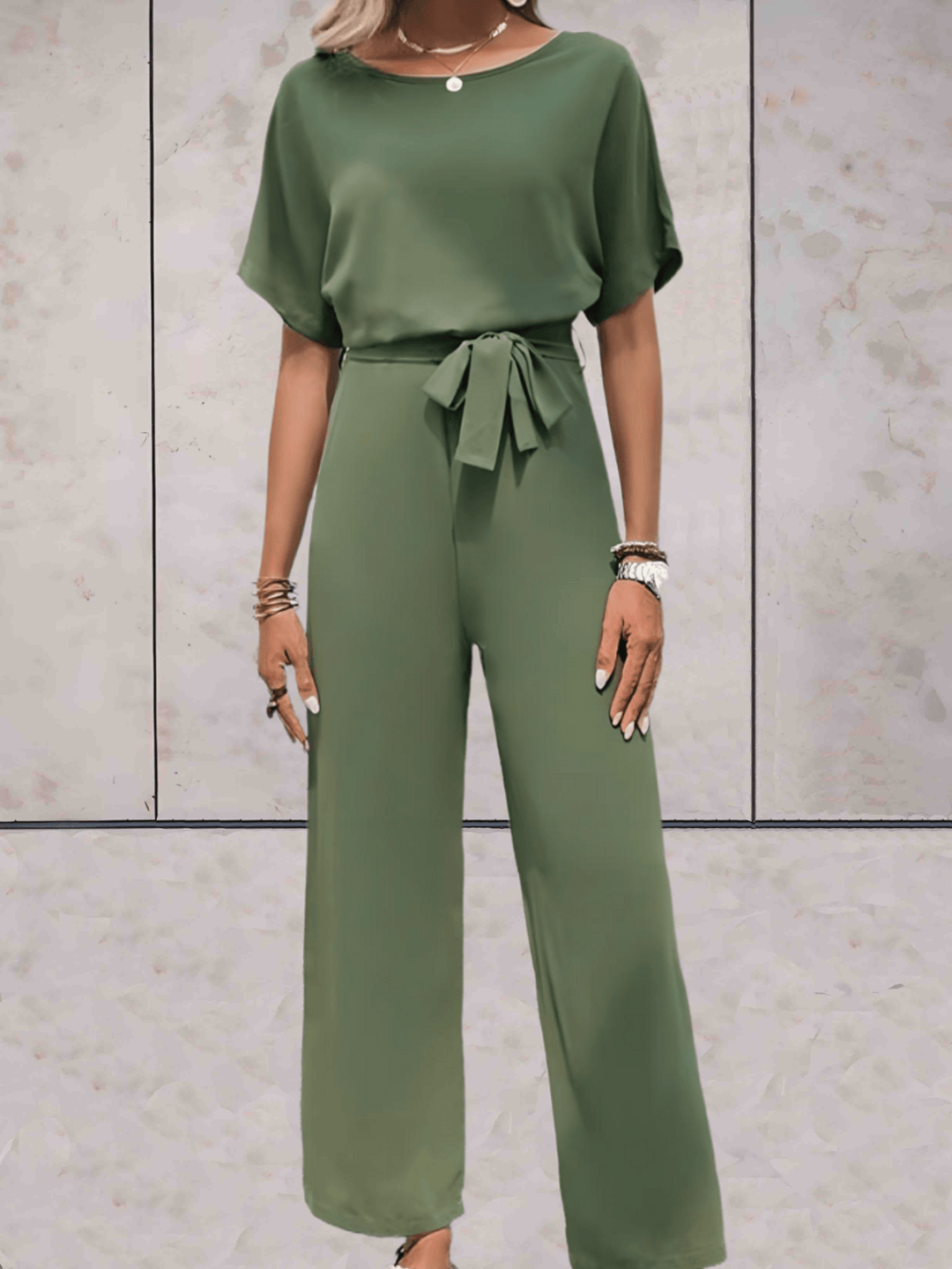 Women's Two-Piece Set | Wide-Leg Summer