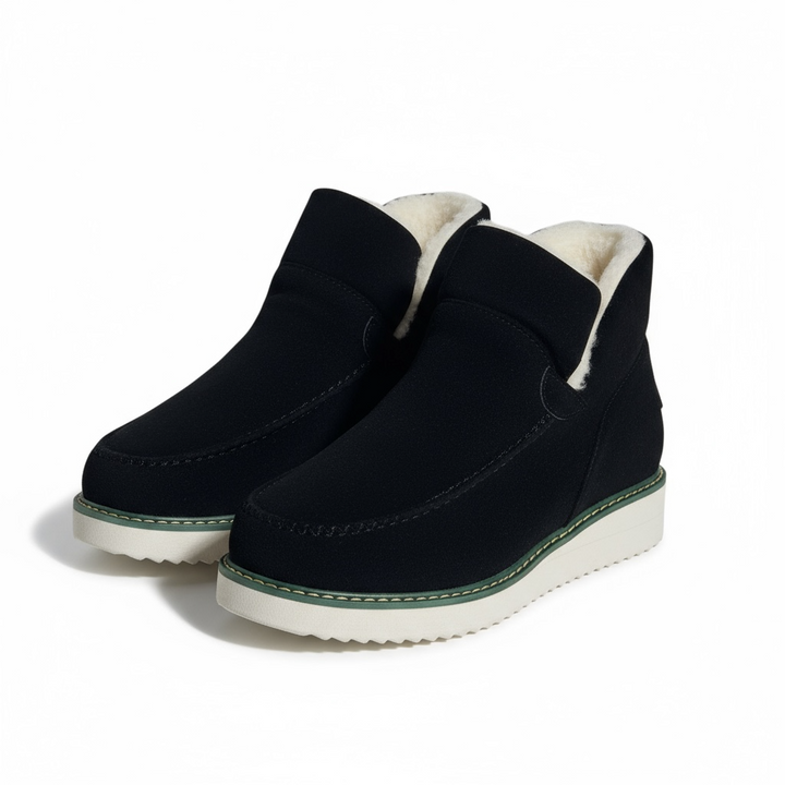 Boots for Women | Warm Lined Slip-On Ankle Style