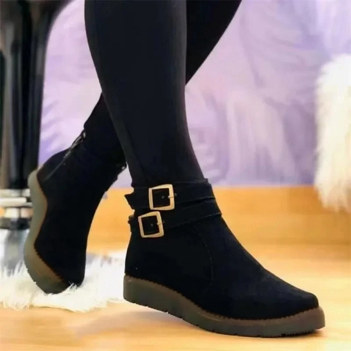 Boots for Women | Double Buckle Ankle Style