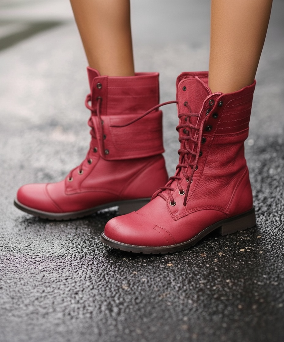 Boots For Women | Ankle Height Lace-Up Design