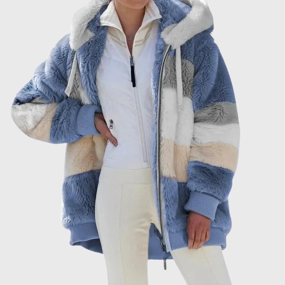 Women’s Winter Jacket | Hooded Zip Front