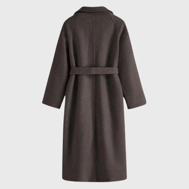 Women’s Coat | Longline Belted Lapel