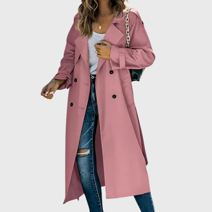 Women’s Coat | Longline Trench Double Breasted