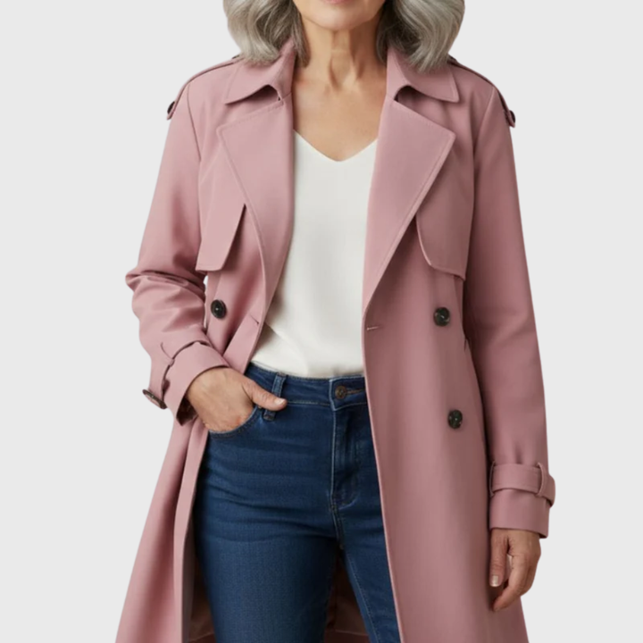 Women’s Coat | Longline Trench Double Breasted
