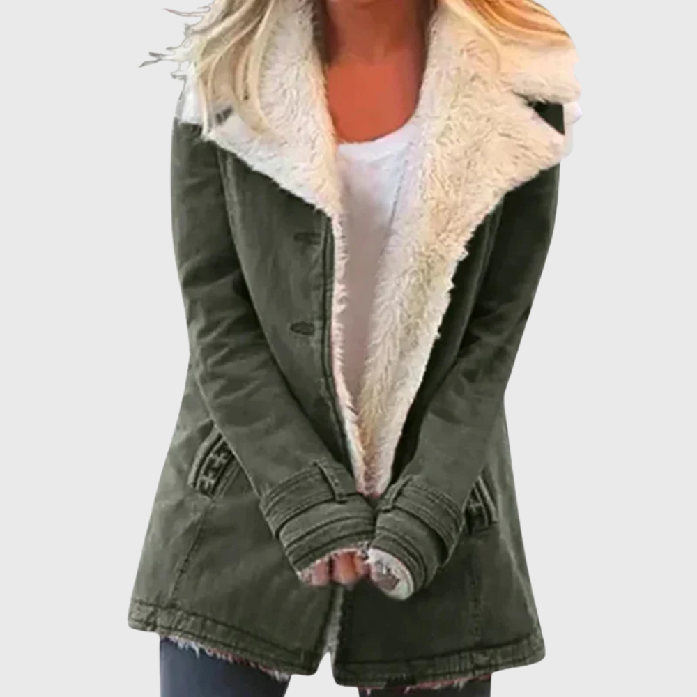 Women’s Coat | Winter Button Front