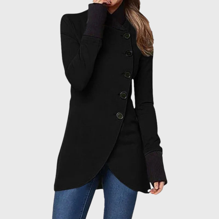 Women’s Coat | Winter Asymmetric Button