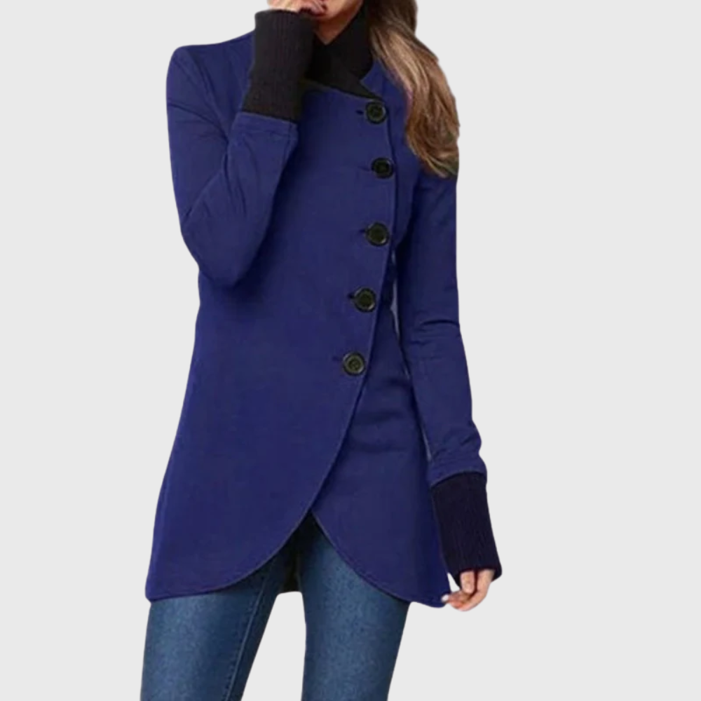 Women’s Coat | Winter Asymmetric Button