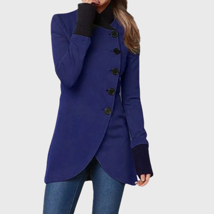 Women’s Coat | Winter Asymmetric Button