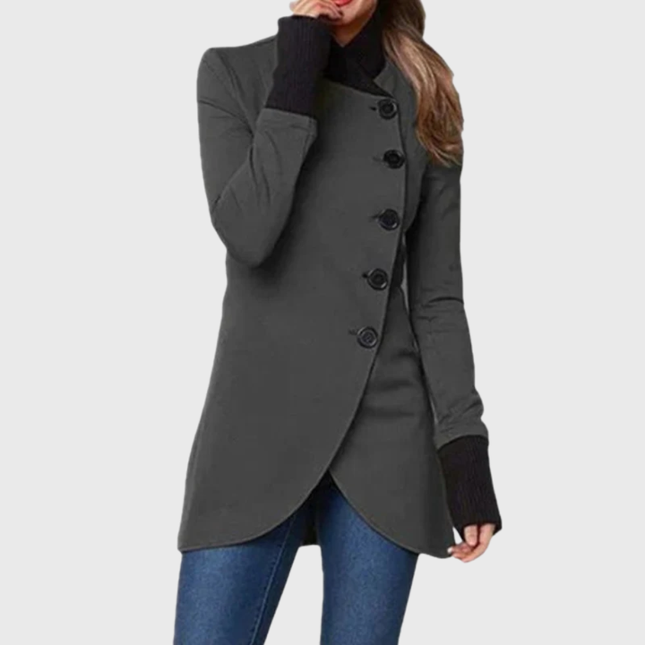 Women’s Coat | Winter Asymmetric Button
