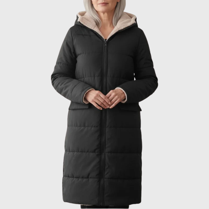 Women’s Coat | Reversible Long Puffer