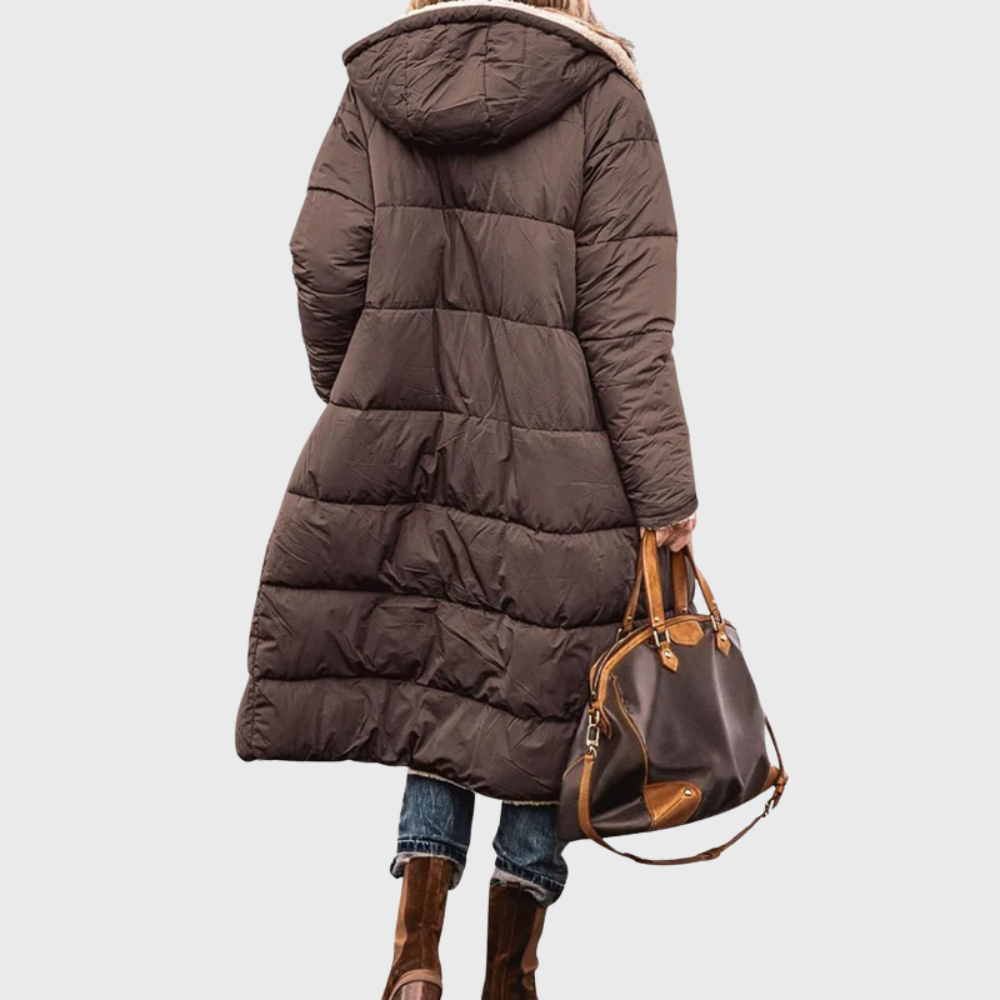 Women’s Coat | Reversible Long Puffer
