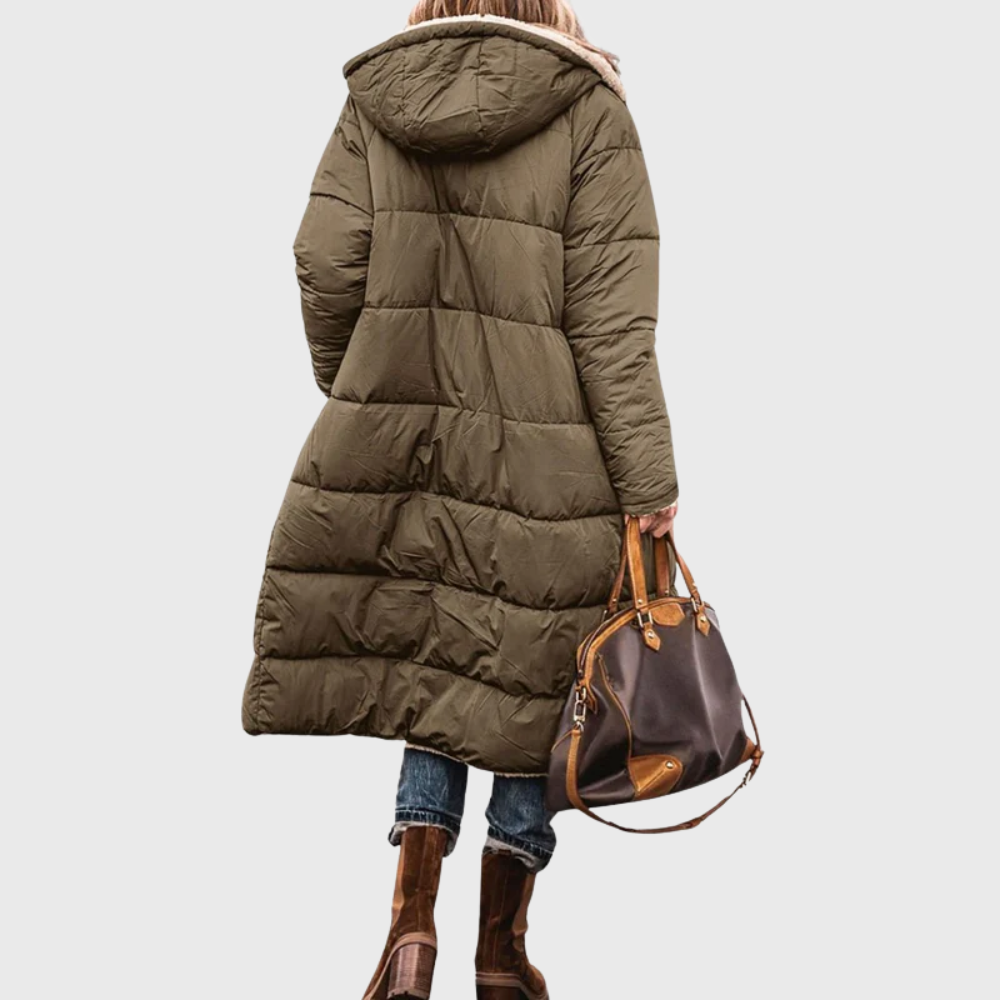 Women’s Coat | Reversible Long Puffer