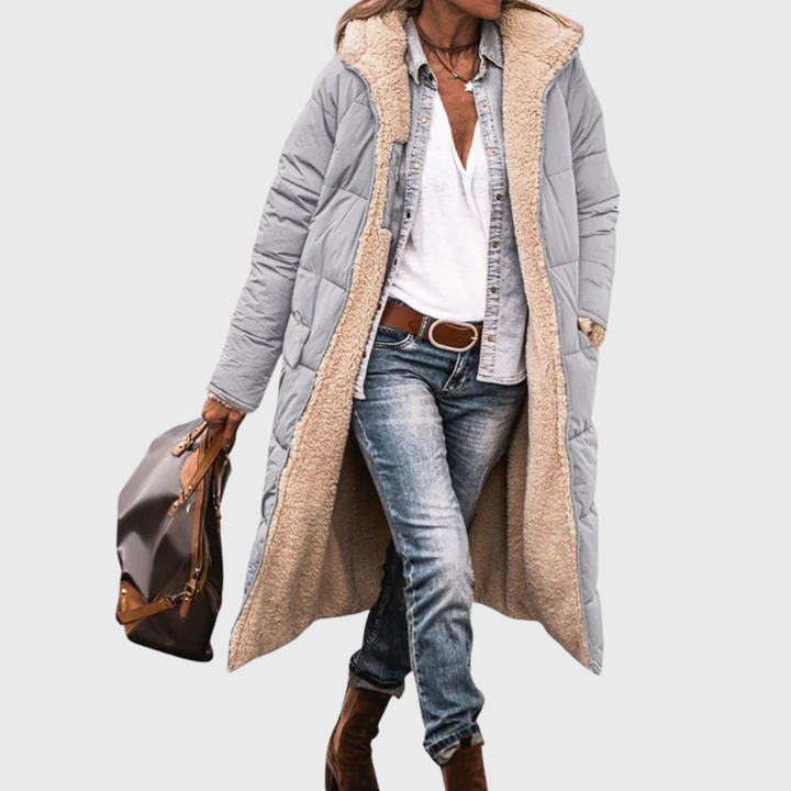 Women’s Coat | Reversible Long Puffer