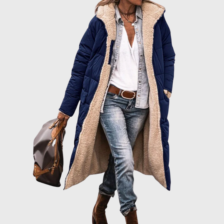 Women’s Coat | Reversible Long Puffer