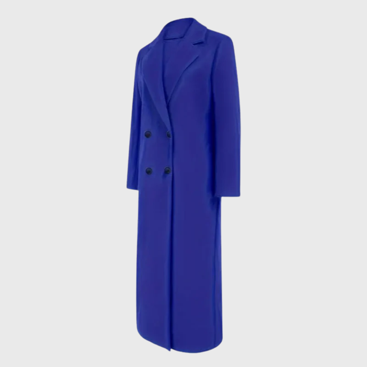 Women’s Coat | Longline Trench Lapel Front